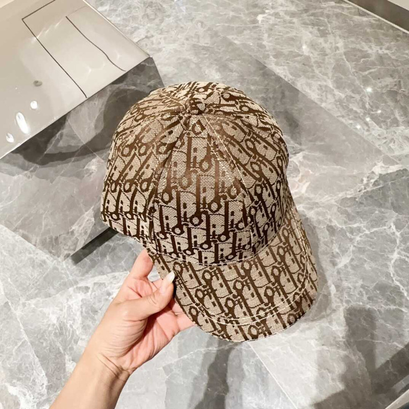 D*or logo oblique print cap