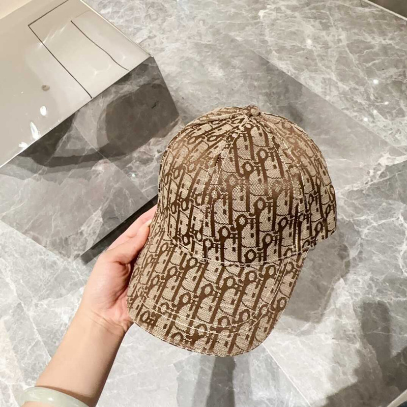 D*or logo oblique print cap