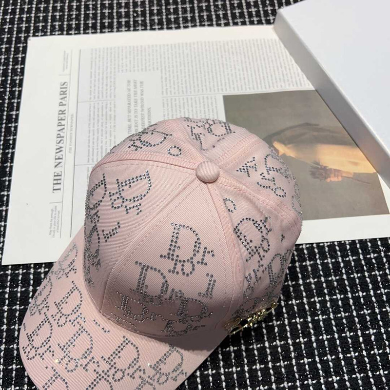 D*or logo oblique print cap