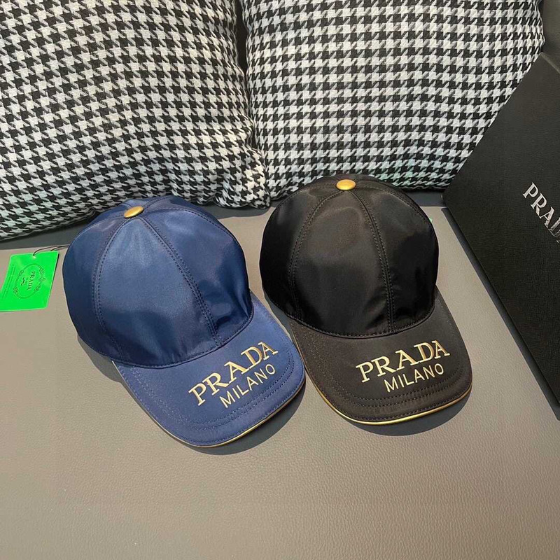 Pra*a re-nylon baseball cap blue