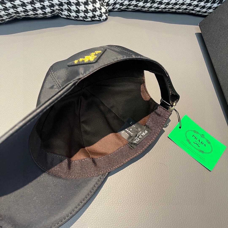 Pra*a re-nylon baseball cap black