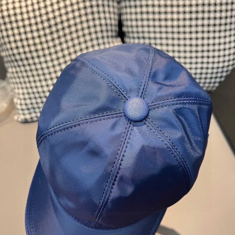 Pra*a re-nylon baseball cap blue