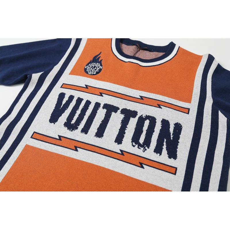 l**is V*t*n mens crew neck t-shirts orange