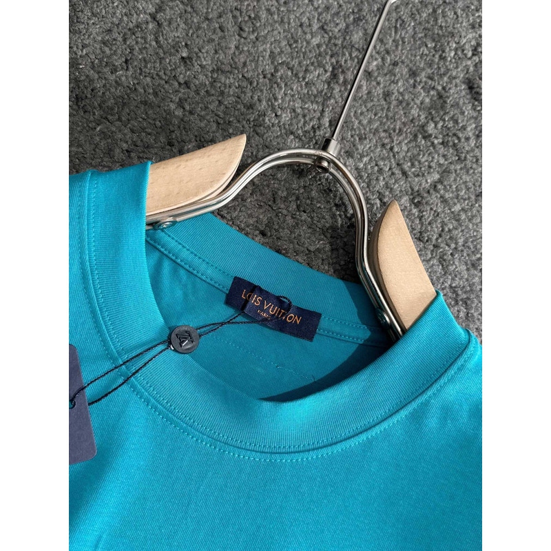 l**is V*t*n cotton t-shirt blue