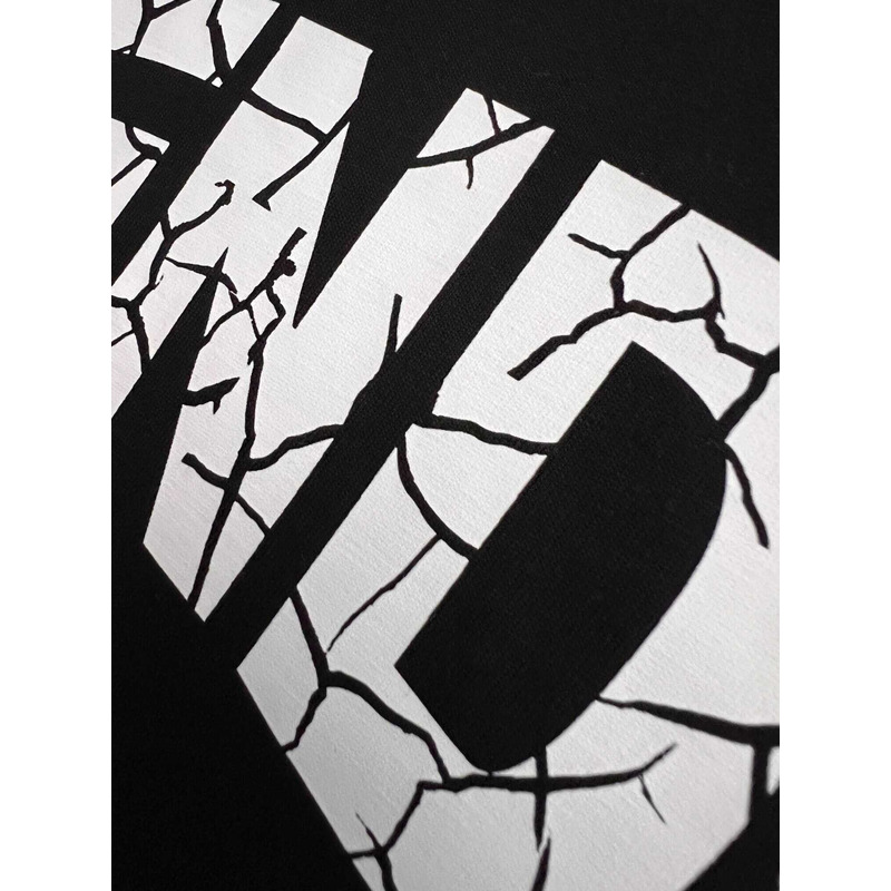 F**di print cotton t-shirt black
