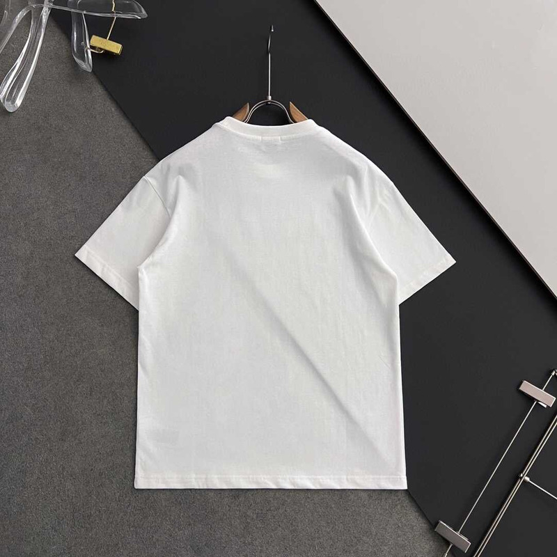 B**rry print cotton t-shirt white