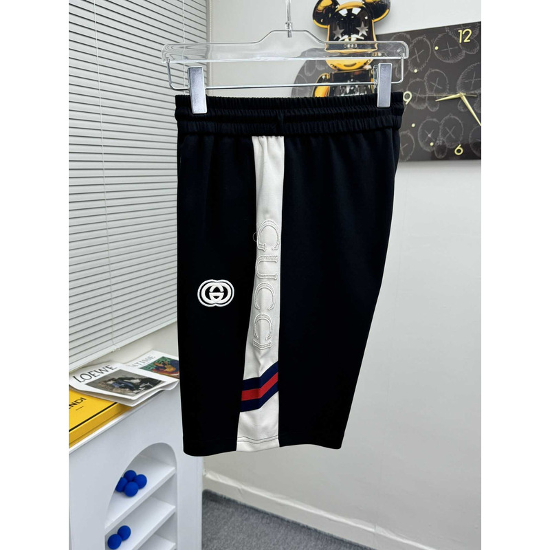 G*u*i cotton shorts in black