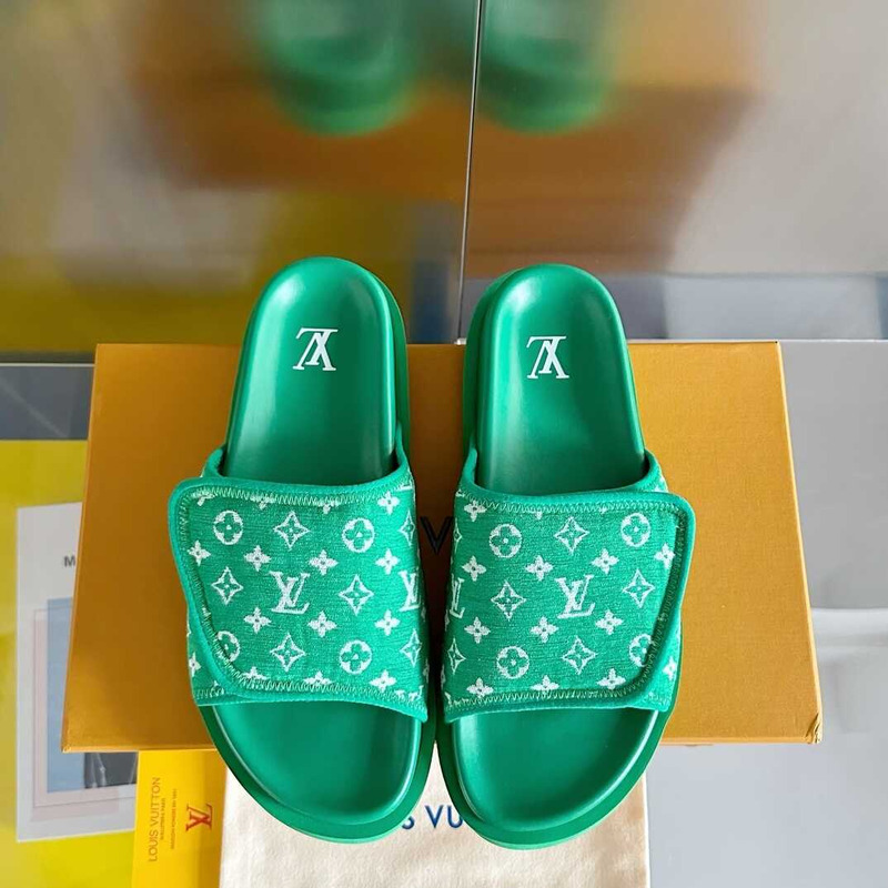 l**is V*t*n miami mule monogram green