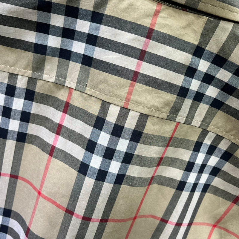 B**rry check cotton shirt