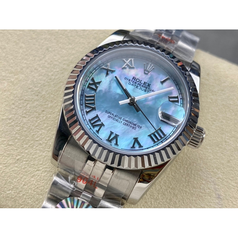 Rolex Datejust Blue Silver