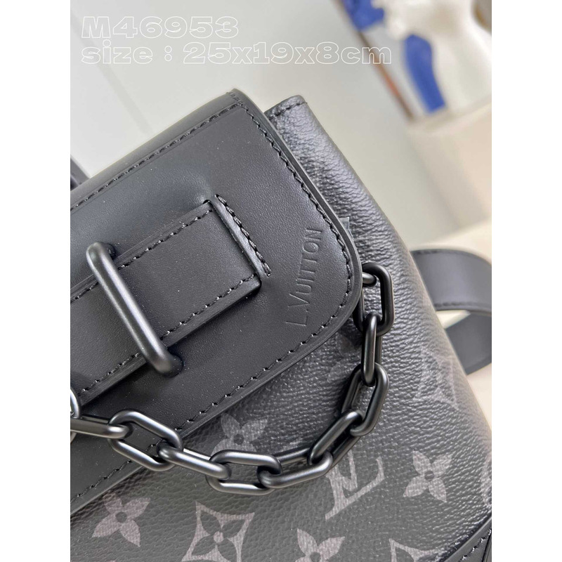 l**is V*t*n steamer pm canvas and leather black