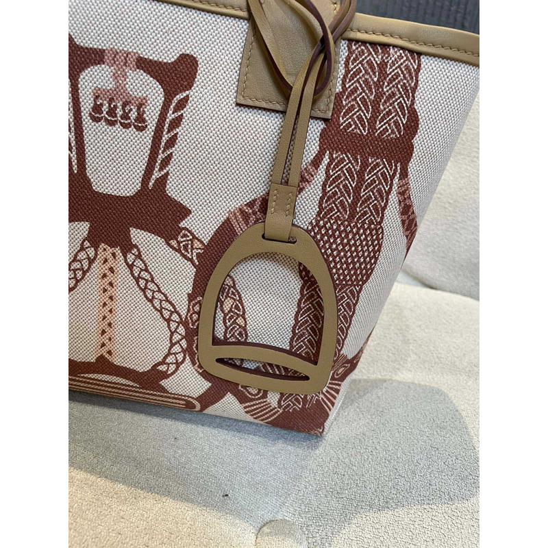 H**mes steeple 25 bag alezan beige