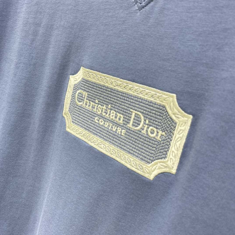 D*or logo printed t-shirt in blue