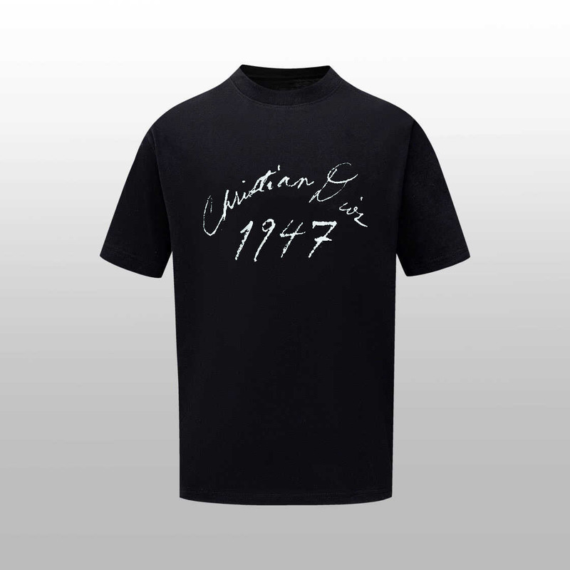 D*or handwritten ch**an D*or relaxed-fit t-shirt cotton jersey black