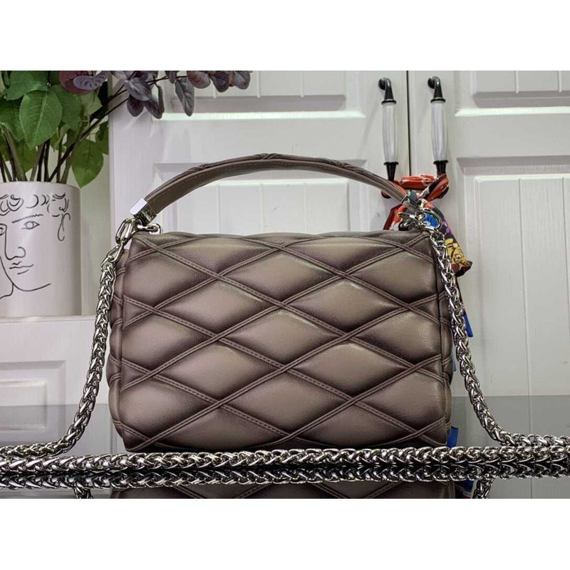 l**is V*t*n bags handbags grey sheepskin lv twist