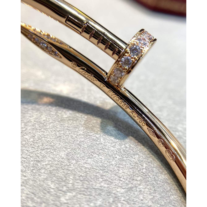 cartier juste un clou bracelet with Di*m*nds gold