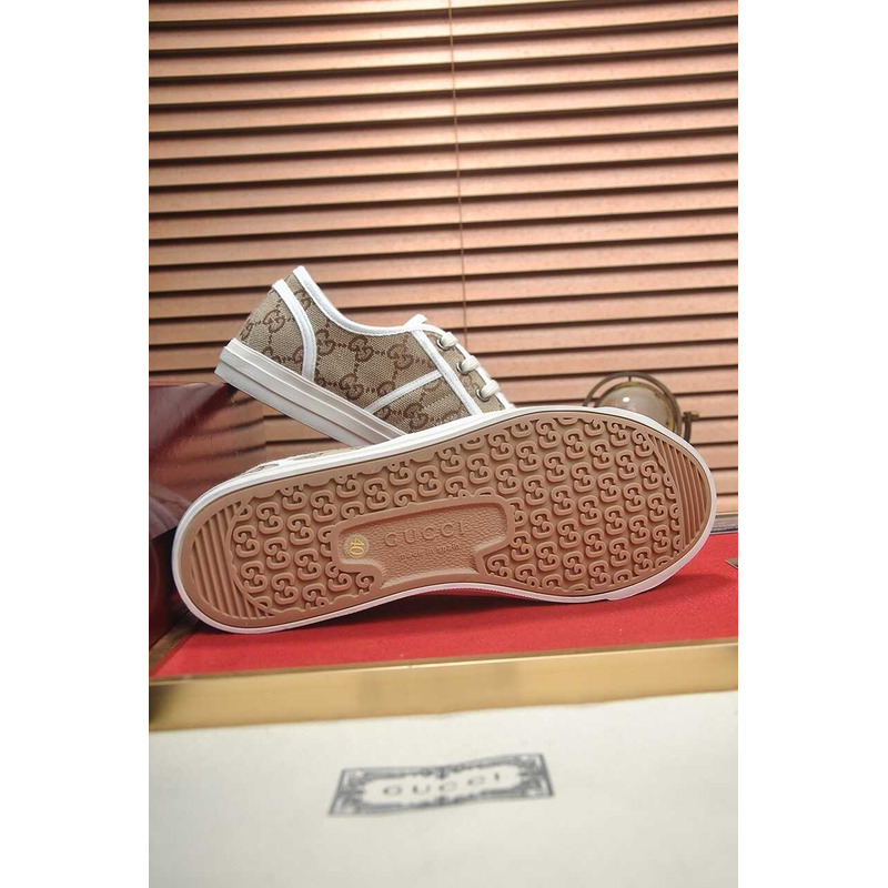 G*u*i gg sneaker original gg canvas beige and ebony