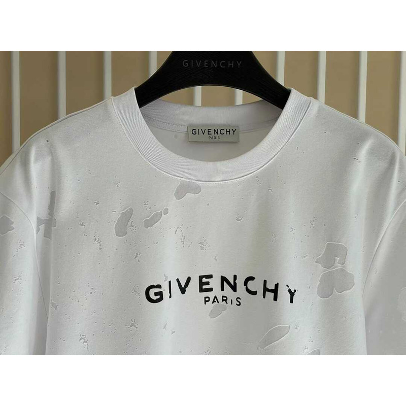 Givenchy Paris Print T-Shirt White
