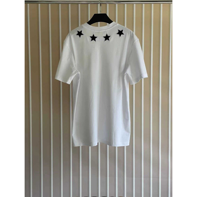 Givenchy Stars Embroidered T-Shirt White