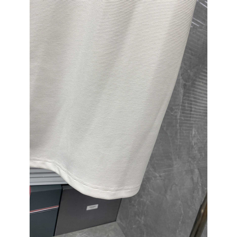 Thom Browne Cotton Polo Shirt White