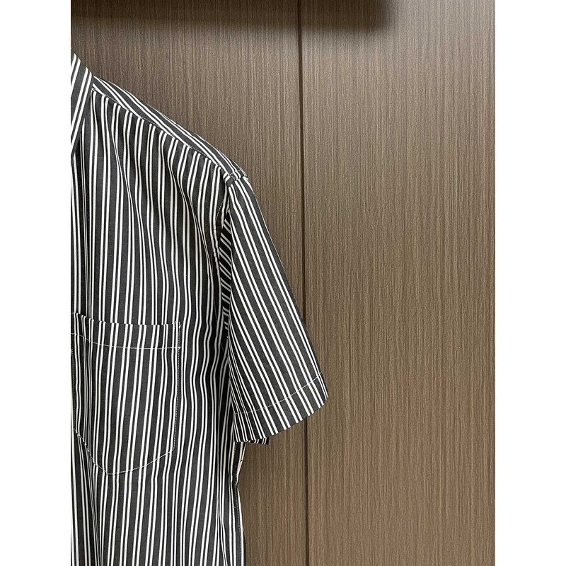 Ami Paris Stripe Shirt White&Black