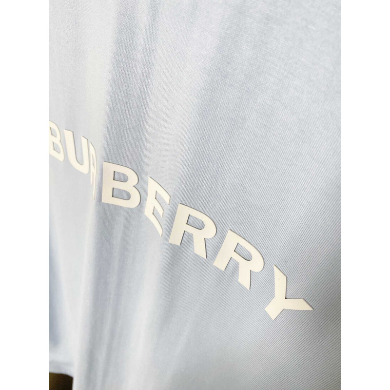 B**rry logo cotton t-shirt blue