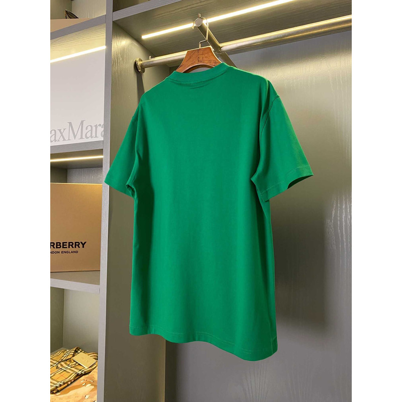B**rry logo cotton t-shirt green