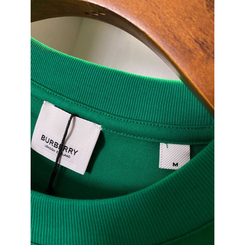 B**rry logo cotton t-shirt green