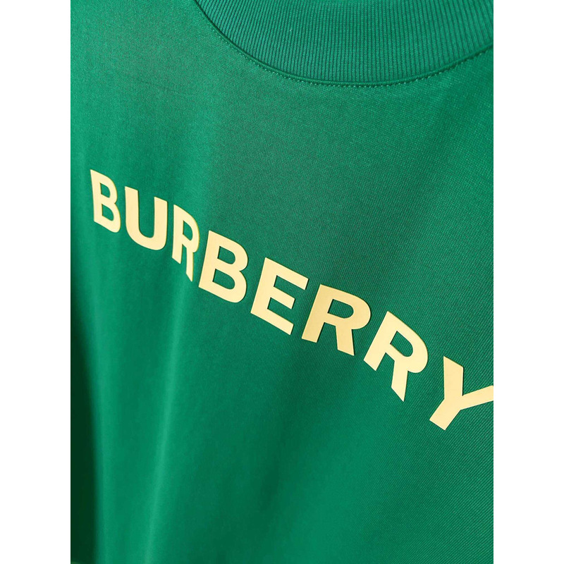 B**rry logo cotton t-shirt green