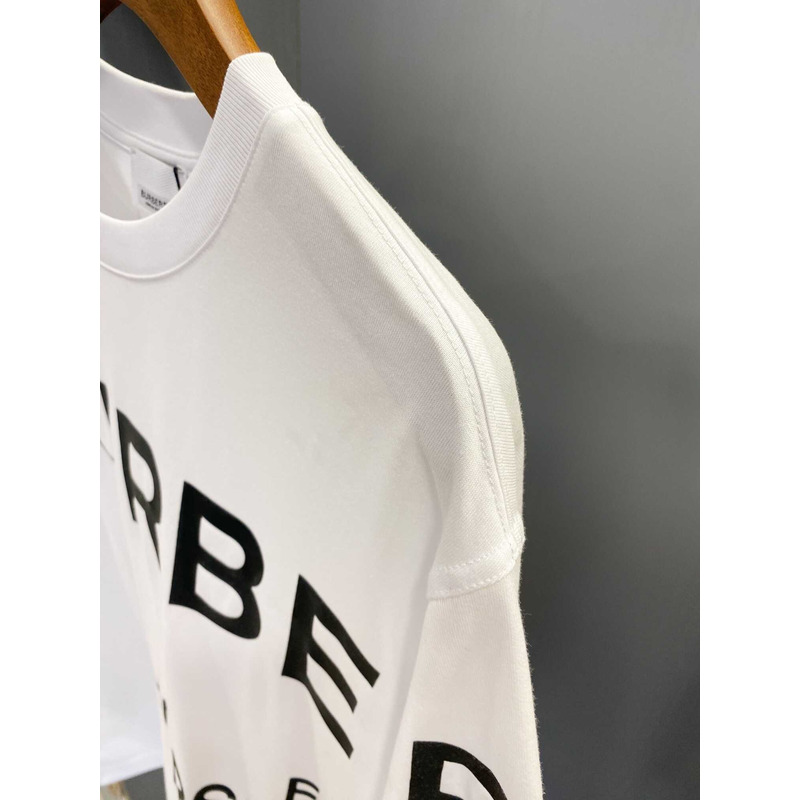 B**rry logo printed cotton t-shirt white