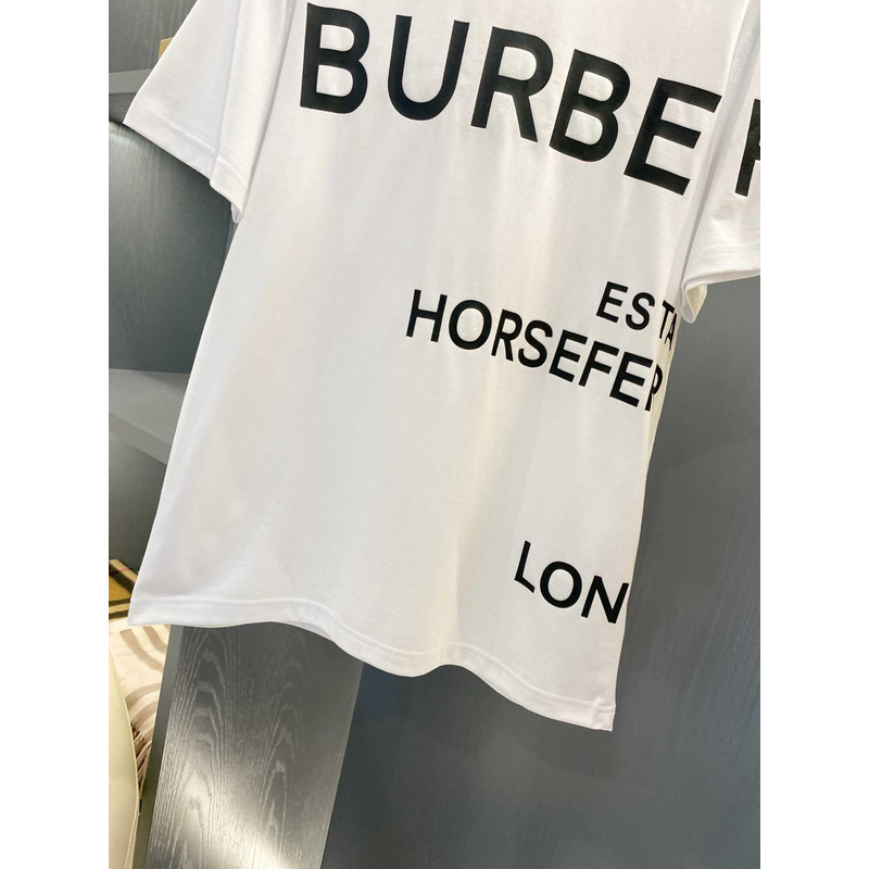 B**rry logo printed cotton t-shirt white