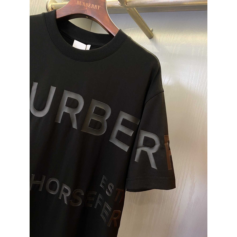 B**rry logo print t-shirt black