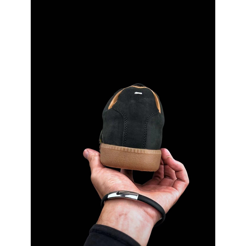 ma*s*n Ma*i*la paint drop sneakers black