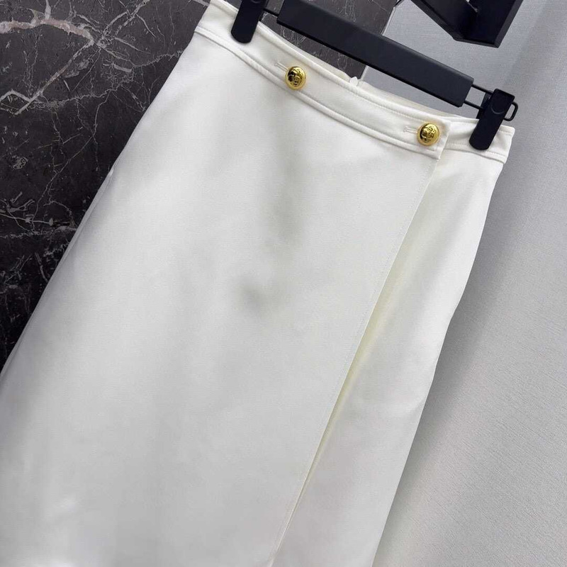 Valentino Cotton Skirt White