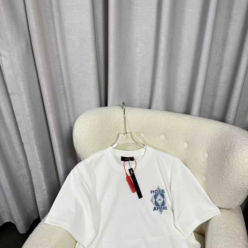 Amiri Graphic Print Cotton White