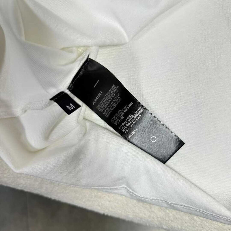 Amiri Graphic Print Cotton White