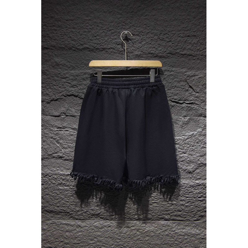 Ba*len*cia*ga embroidered cotton shorts black