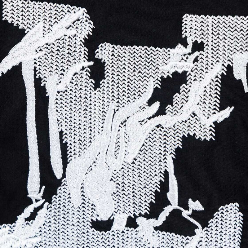 l**is V*t*n lv drip t-shirt cotton black