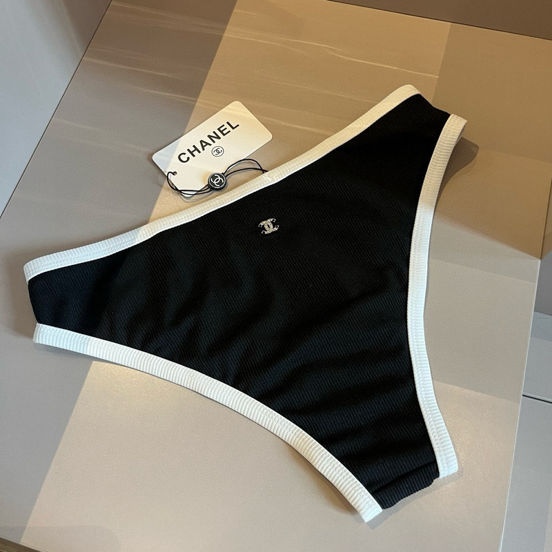 Ch*el bikini suit black