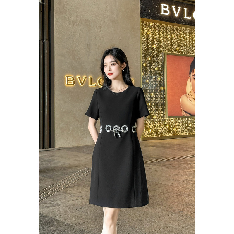 Valentino Elegant Summer Dress Black