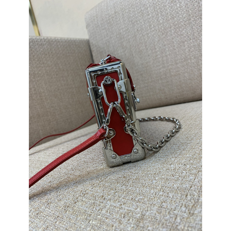 l**is V*t*n slim trunk calf leather red
