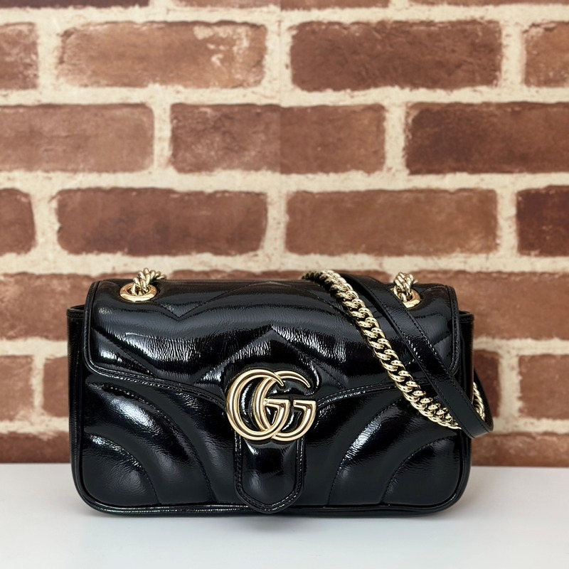 G*u*i gg marmont series small shoulder bag black