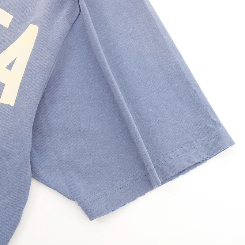 Ba*len*cia*ga cotton print t-shirt blue