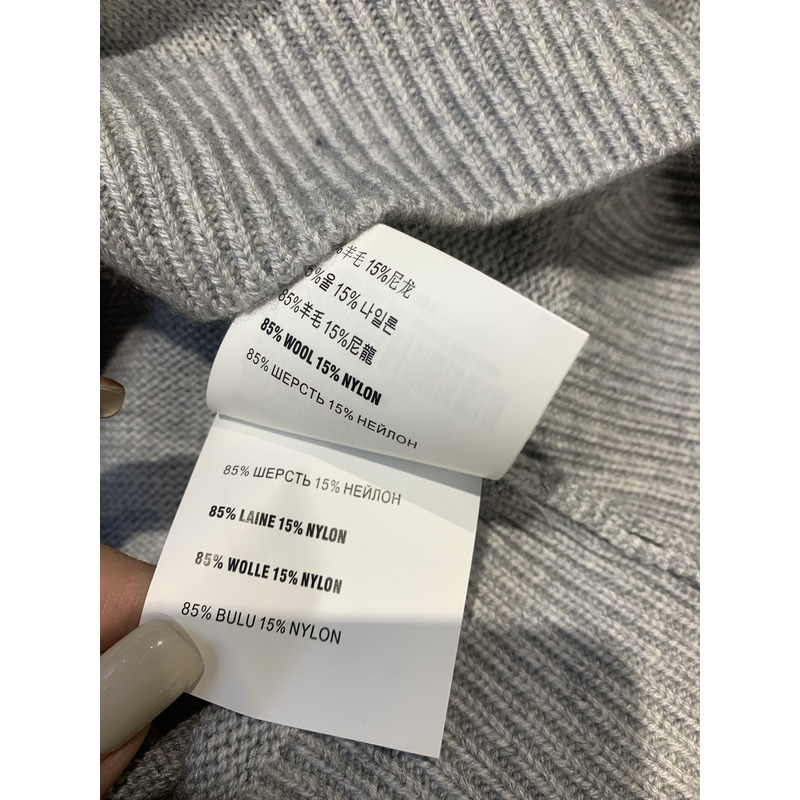 Miumiu Cotton Jersey Polo Shirt Grey