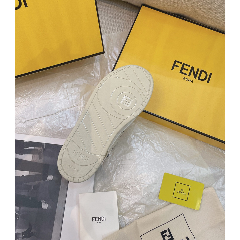 F**di match sneakers white
