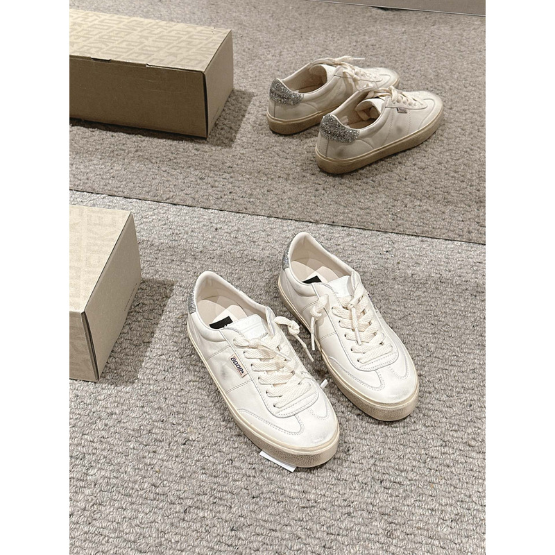 GGDB Soul Star Leather Low Top Sneaker White