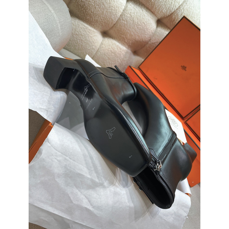Hermès Imperial 50 Ankle Boot In Black