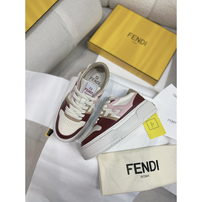 F**di match chinese valentine’s day limited edition platform low-tops multicolor