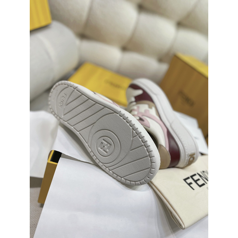 F**di match chinese valentine’s day limited edition platform low-tops multicolor