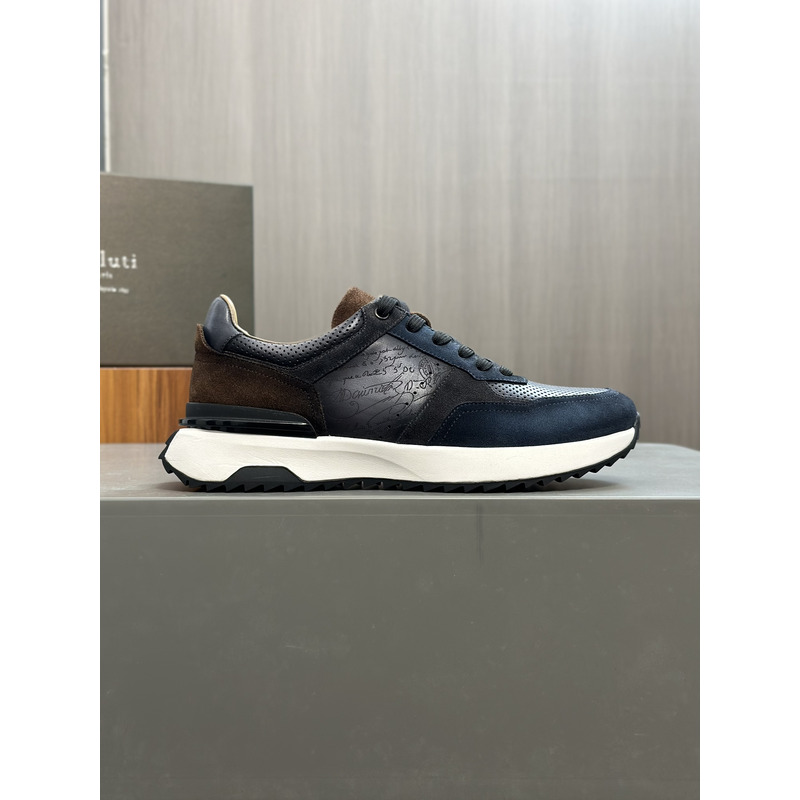Berluti Astir Athletic Sneaker Blue